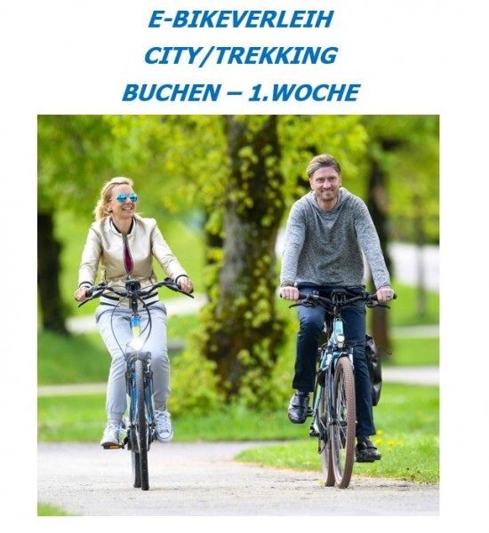 - E-BIKEVERLEIH - 1x - CITY/TREKKING/ 1.WOCHE