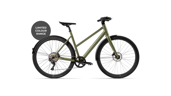 Desiknio E-Bike - Olive Green - Komfort - 11s Kettenschalttung - Urban Design